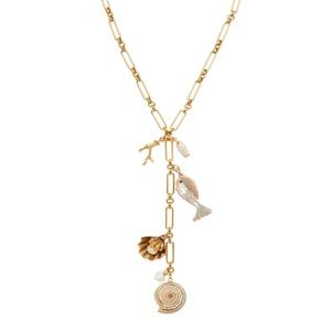 Brinker and Eliza necklace link chain gold